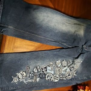 Authentic American negro league jeans pants
